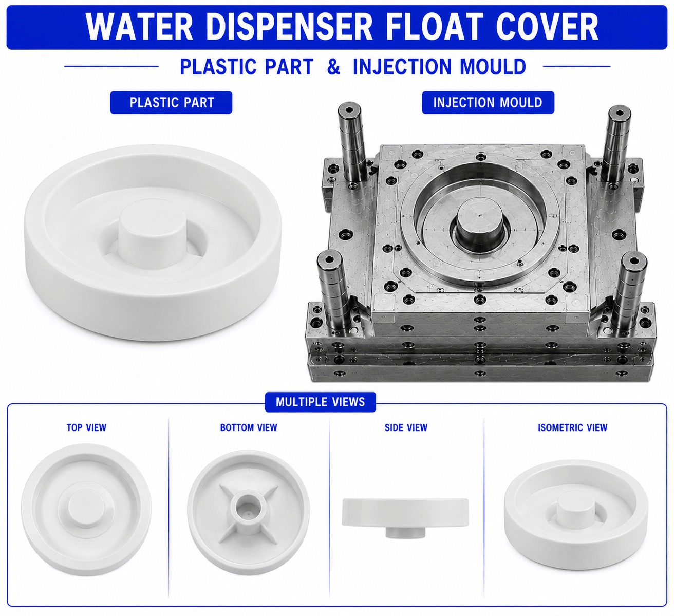 Water Dispenser Plastic Float Cover